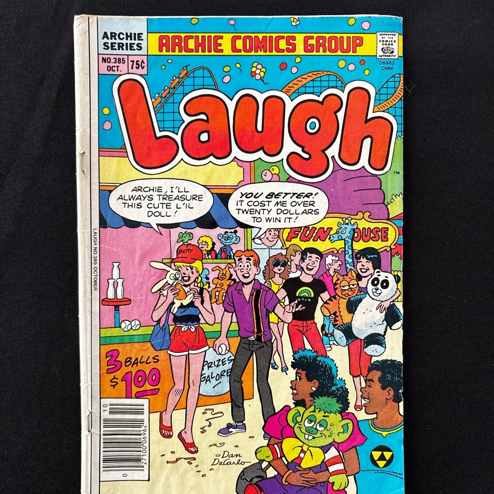 VINTAGE 1984 “Laugh” No. 385 Comic Book